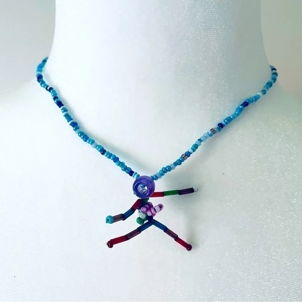 Handmade Beaded Necklace - 